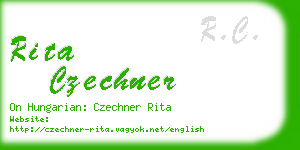 rita czechner business card